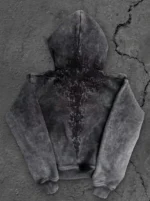 Half a Million Embroidered Hoodie (Black) (4)