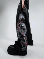 Pholoh “Dragon” Jeans (Black) (1)
