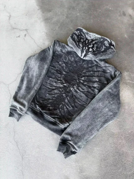 Pholoh “Ghoul” HOODIE (Washed Black)