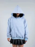 Pholoh “Half a Million” Embroidered Hoodie (Baby Blue) (1)